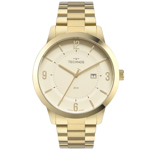 RelÃ³gio Technos Masculino Steel AnalÃ³gico Dourado 2117LCR1D - Dourado - Dafiti