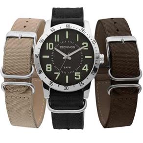 Relógio Technos Masculino Troca Pulseira Military 2035LYF/0P