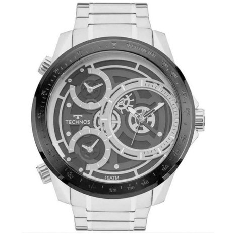 Relogio Technos Prateado Masculino Classic Legacy 2035Mlc/1P