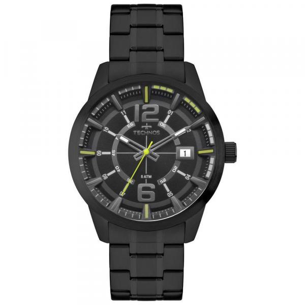 Relógio Technos Preto Masculino Performance Racer 2315kzv/4p