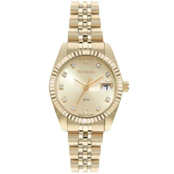 Relógio Technos Riviera Feminino Dourado GL10IG/1D