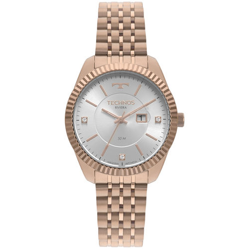 Relógio Technos Riviera Feminino Rosé 2015ccw/4k