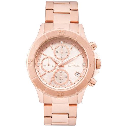 Relógio Feminino Technos JS15FK/4T Aço Rose