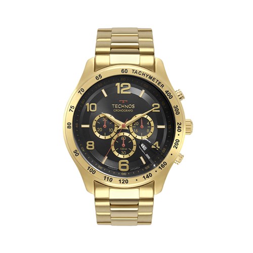 Relógio Technos Skymaster Masculino Dourado Analógico Js25ch/4P