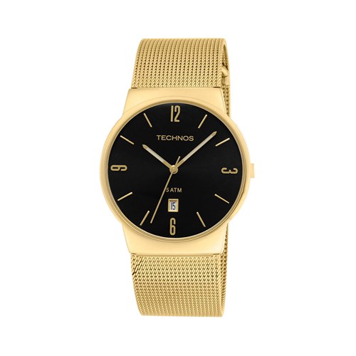 Relógio Technos Slim Masculino Dourado Analógico Gm10ih/4P