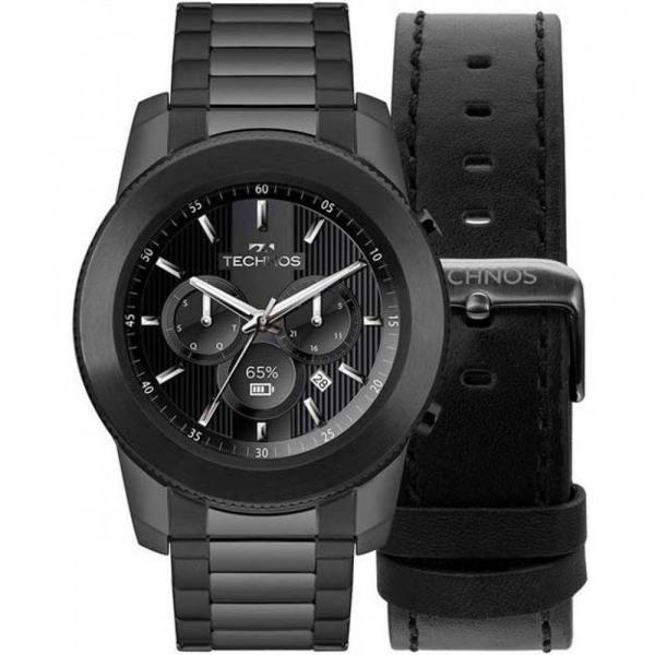 Relógio Technos Smartwatch Connect 3+ Black M1ab/4p