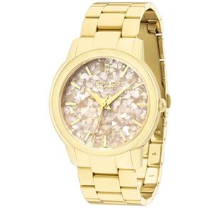 Relógio Technos St. Moritz Analógico Dourado Feminino 2036LNT/4C