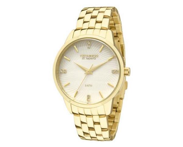 Relógio Technos St.Moritz Dourado Feminino 2036lov/4b