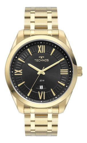 Relógio Technos Steel Masculino Dourado 2115mxn/1p