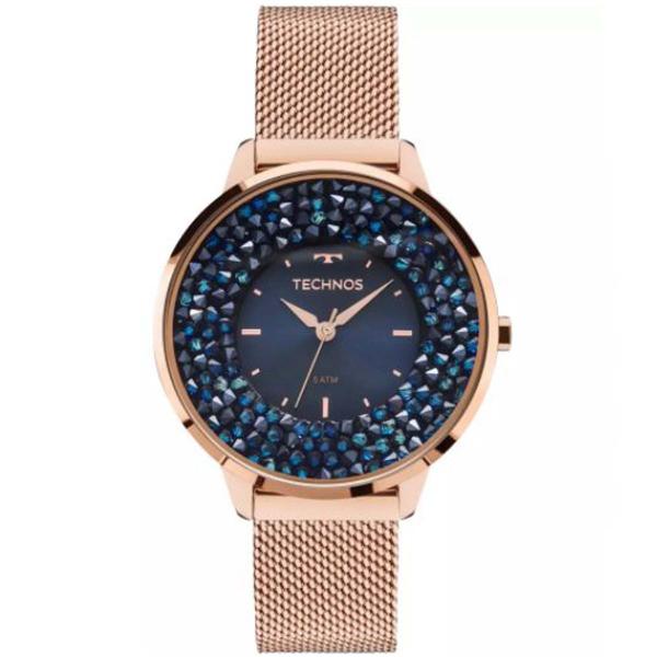 Relógio Technos Swarovski Elegance Analógico Feminino 2035MLE/4A