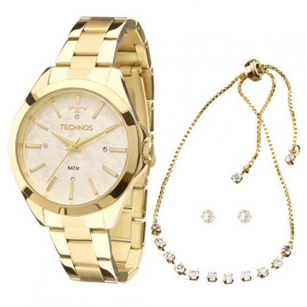 Relógio Technos Trend Feminino 2039BK/K5B Dourado