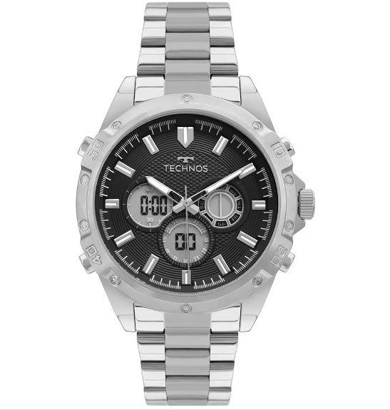 Relógio Technos Ts Digiana Masculino Prata BJ3814AA/1P