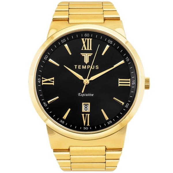 Relógio Tempus Executive Gold Black ZW20181U