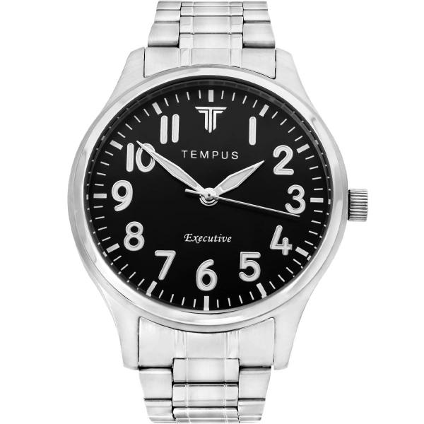 Relógio Tempus Executive Silver Black