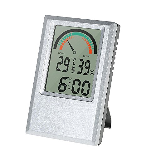 Relógio Termo Higrômetro Temperatura e Umidade PD-005 Tomate