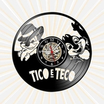 Relógio Tico Teco Desenho Filme Series TV Nerd Geek Vinil LP