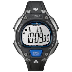 Relógio Timex Ironman Triathlon 50laps Monitor Cardíaco e GPS Unissex T5K718RA/TI