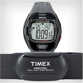 Relógio Timex Ironman Triathlon 27Laps Monitor Cardíaco Unissex T5K736RA/TI