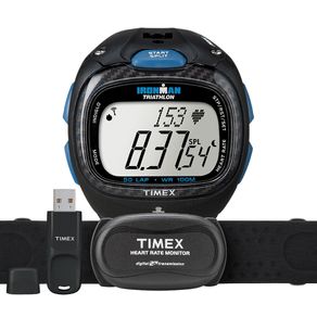 Relógio Timex Masculino Ironman Race Trainer T5K489F7/TI Preto T5K489F7/TI