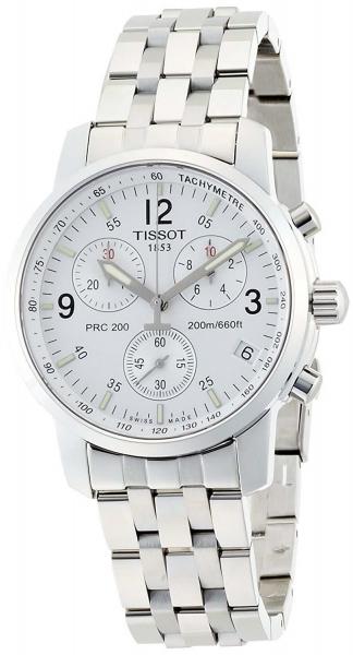 Relógio Tissot Prc200 Masculino Original Prata Fundo Branco