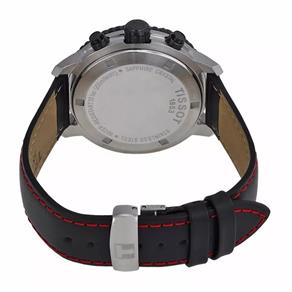 Relogio Tissot T067.417.26.051.00 Couro Preto e Vermelho