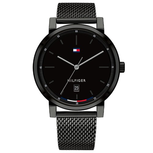 RelÃ³gio Tommy Hilfiger Masculino AÃ§o Preto - 1791734 By Vivara - Preto - Masculino - Dafiti