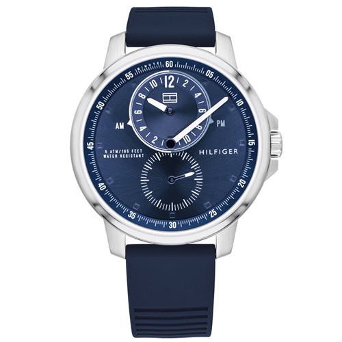 Relógio Tommy Hilfiger Masculino Borracha Azul - 1791627 By Vivara