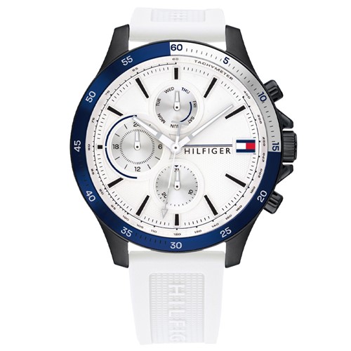 Relógio Tommy Hilfiger Masculino Borracha Branca - 1791723 By Vivara