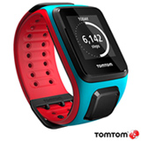 Relogio TomTom Runner 2 Basic Azul e Vermelho Large com GPS