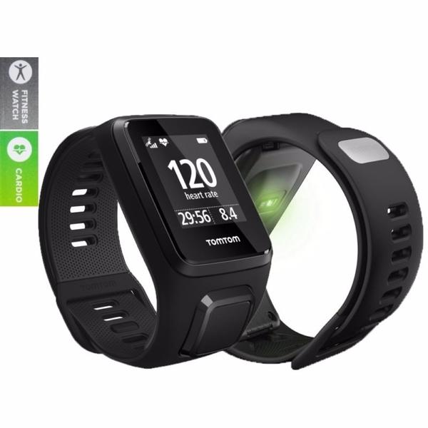 Relógio Tomtom Spark 3 Music com Gps, Fone Bluetooth, à Prova DÁgua, Bluetooth e 3gb - Preto Large