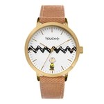Relógio Touch Unissex Snoopy Vital Dourado TWY121F1AA/4B