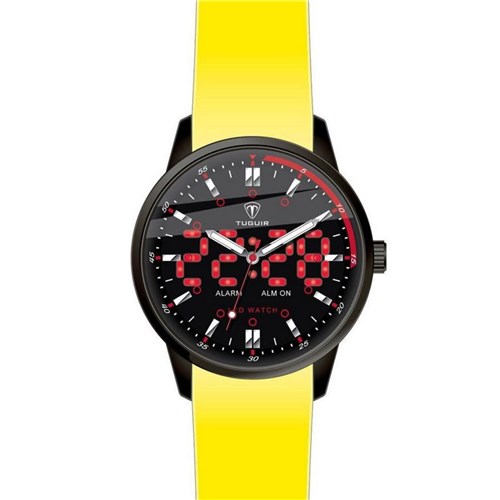 Relógio Tuguir Anadigi TG2118 Amarelo