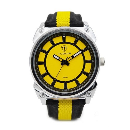 Relógio Tuguir Analógico 5007 Amarelo