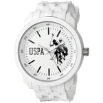 Relógio U.S. Polo Assn. Masculino Homem Analógico Quartzo Esporte Branco