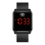 Relógio Umbro Masculino Ref: Umb-51-b LED Touch Black