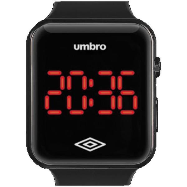 Relógio Umbro Masculino Ref: Umb-led-b Digital LED Black