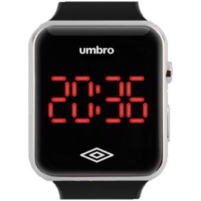 Relógio Umbro Masculino - Ref: Umb-led-s Digital LED Prata