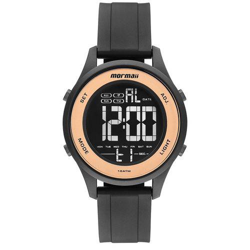 Relogio Unisex Mormai Preto Mo6200/8j