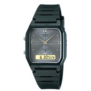 Relógio Unissex Anadigi Casio AW-48HE-8AVDF - Preto