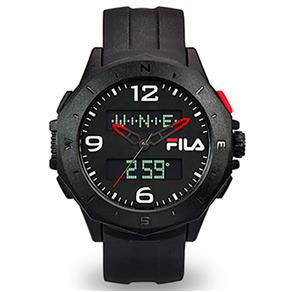 Relógio Unissex Anadigi Fila Active 150-001 com Bússola Preto