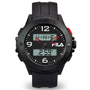 Relógio Unissex Anadigi Fila Active 150-005 com Bússola Preto