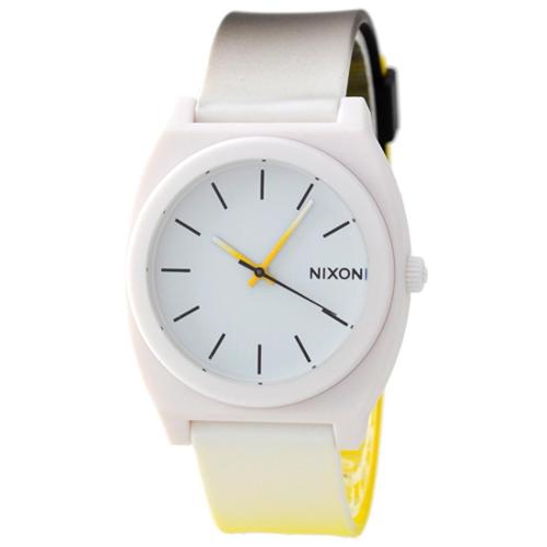 Relógio Unissex Analógico Nixon, Pulseira de Silicone, Mostrador com Detalhes Amarelo - A119-1327