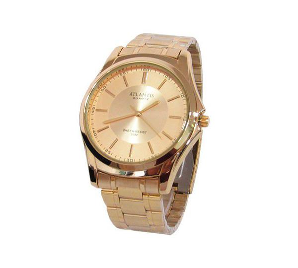 Relogio Unissex Atlantis A3071 Dourado