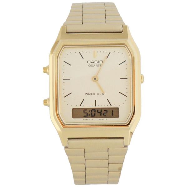 Relógio Unissex Casio AnaDigi AQ-230GA-9DMQ - Dourado