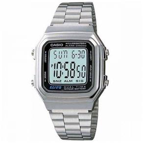 Relogio Unissex Casio Digital A178wa-1adf - Prata