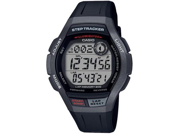 Relógio Unissex Casio Digital Esportivo Standard - WS-2000H-1AVDF Preto