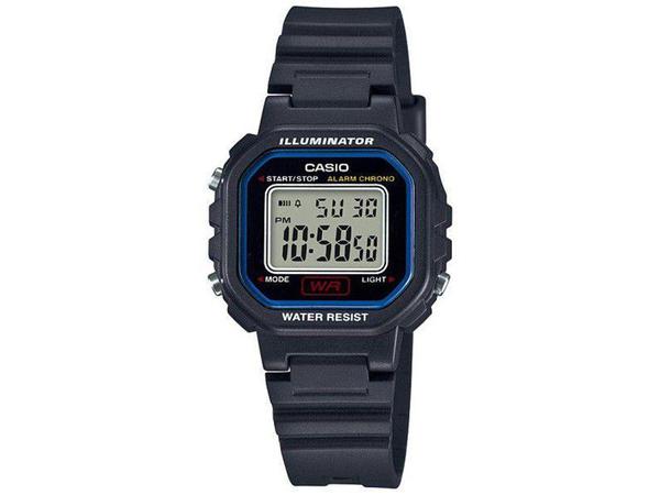 Relógio Unissex Casio Digital Standard - LA-20WH-1CDF Preto