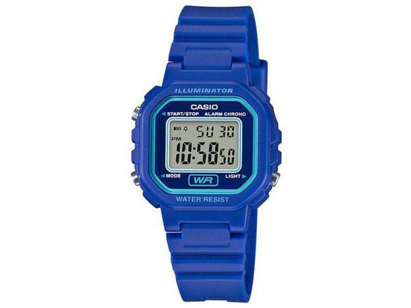 Relógio Unissex Casio Digital Standard - LA-20WH-2ADF Azul