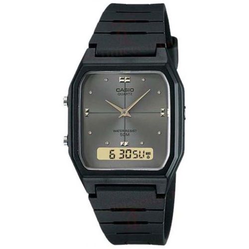 Relógio Unissex Casio Vintage Analógico Aw-48he-8avdf - Preto