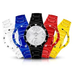 Relógio Unissex Champion Digital CP30182R - Troca Pulseira - Kit 4 - Branco/Azul